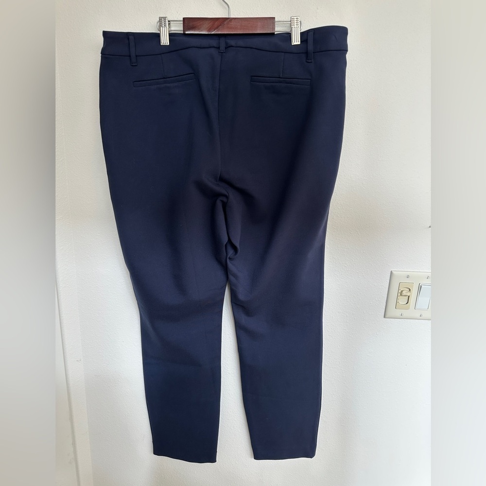 J. Crew Dark Blue Straight Leg Women's Pants - Picture 4 of 5